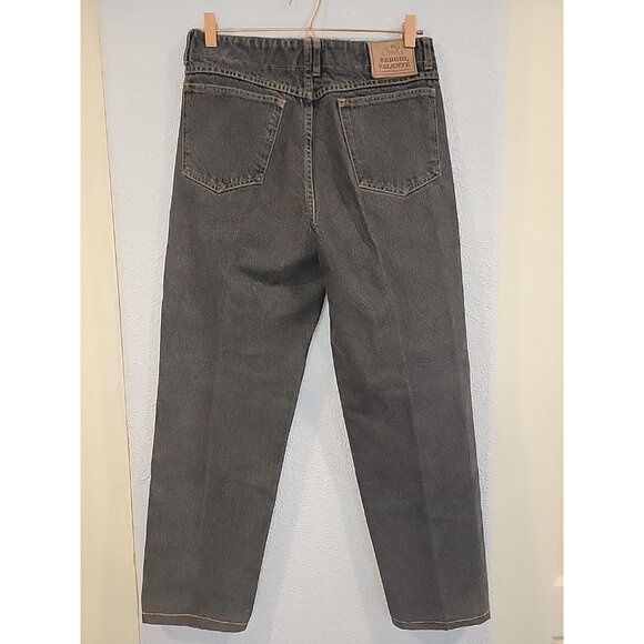 Vintage Sergio Valente Jeans Black Size 31 90's Y2K High Rise Straight Denim - Picture 3 of 6